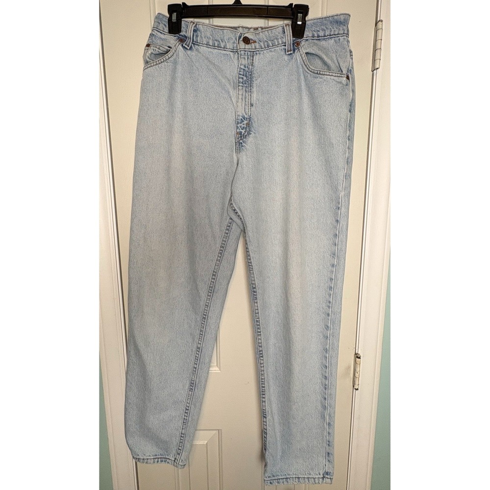 VINTAGE Levis 950 Jeans Womens 16 Orange Tab Relaxed Fit Tapered 90s USA
